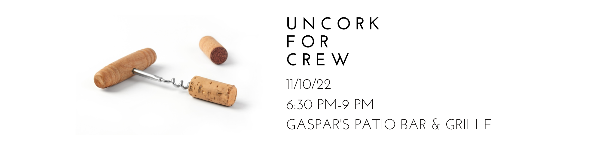 Uncork for crew Uncork for crew